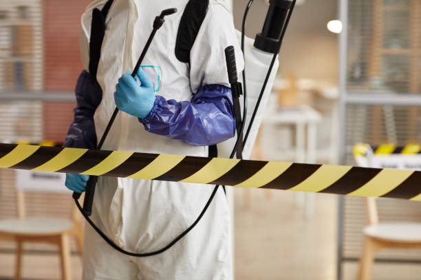 Professional Biohazard technician working in Peconic, NY